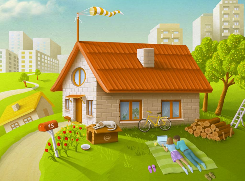 Подключим интернет за городом в доме или офисе